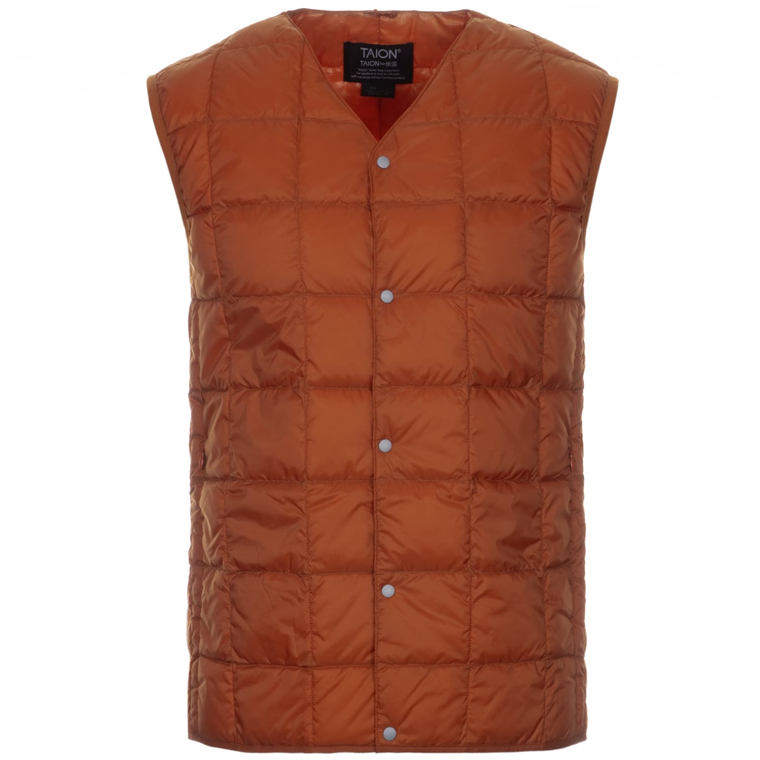 Taion-n-neck-button-down-vest-taion-0001-brick-orange (4 von 4)